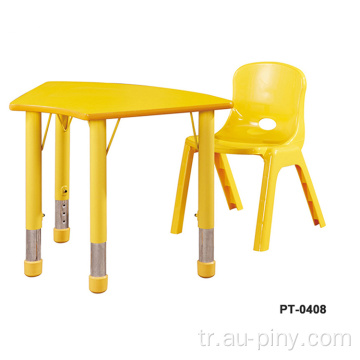 Okul çocuğun mobilya ayarlanabilir büyük yuvarlak masa
